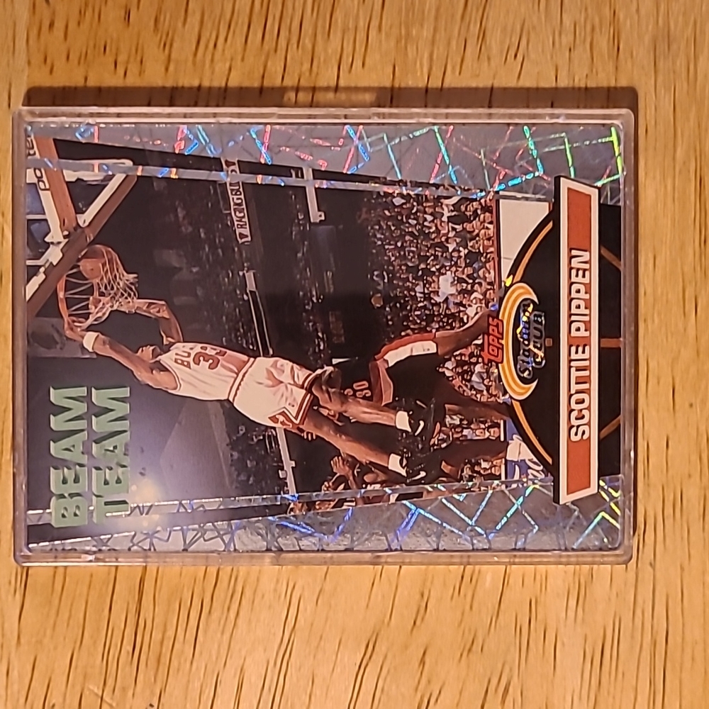 Scottie Pippen BEAM TEAM Trading Card Stadium Club 92-93 NBA Chicago Bul…